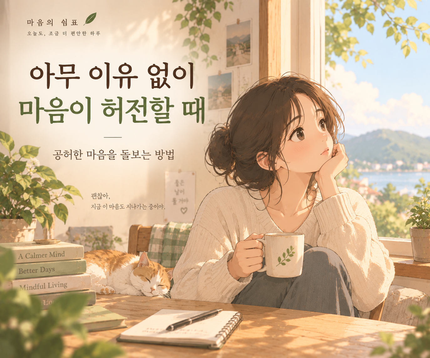 마음이 허전할 때 공허한 마음을 돌보는 모습