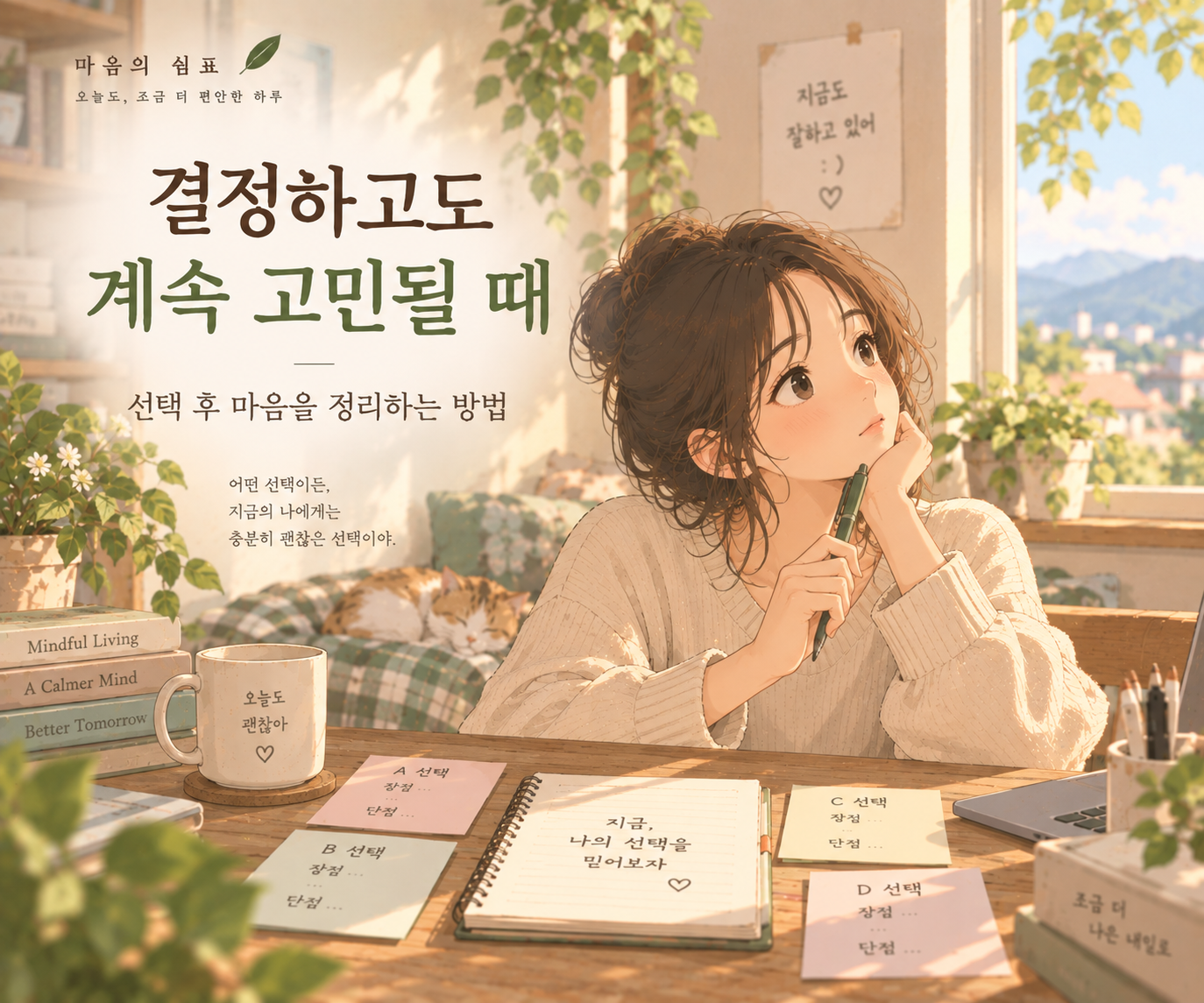 결정 후 후회가 계속될 때 선택 이후의 마음을 정리하는 방법