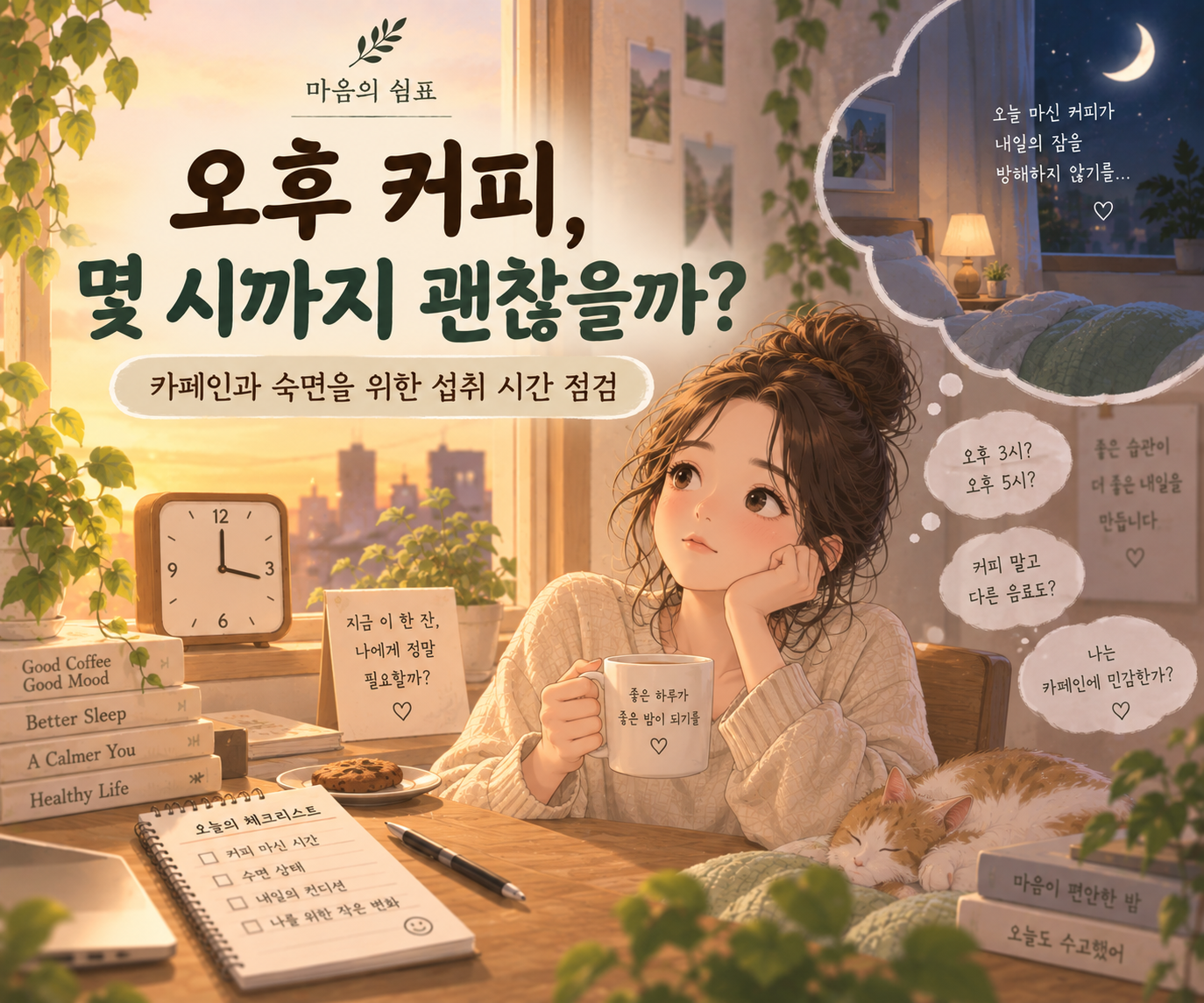 커피 몇 시까지 마셔도 되는지 카페인 섭취 시간과 수면의 관계
