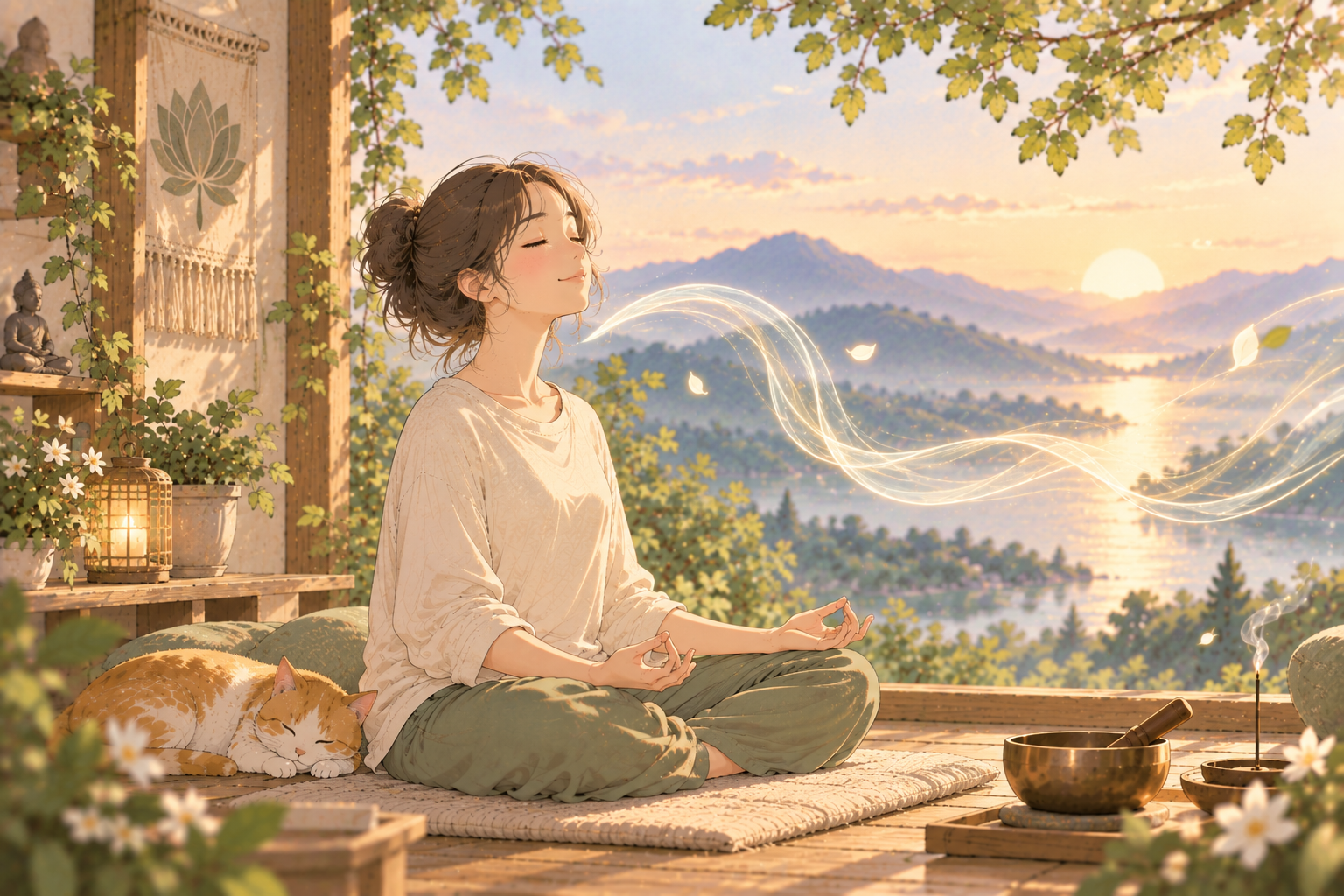만트라 뜻은 무엇일까? 명상에서 말하는 만트라와 주문의 차이 명상에서 말하는 만트라의 뜻과 주문과의 차이를 설명하는 이미지
