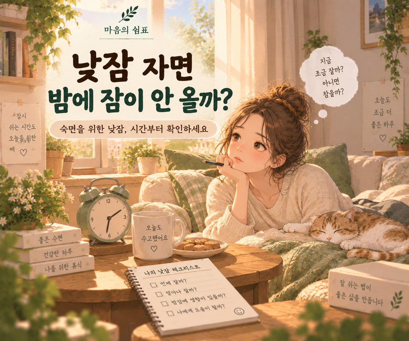 낮잠 시간에 따라 밤잠과 수면 리듬이 달라지는 이유
