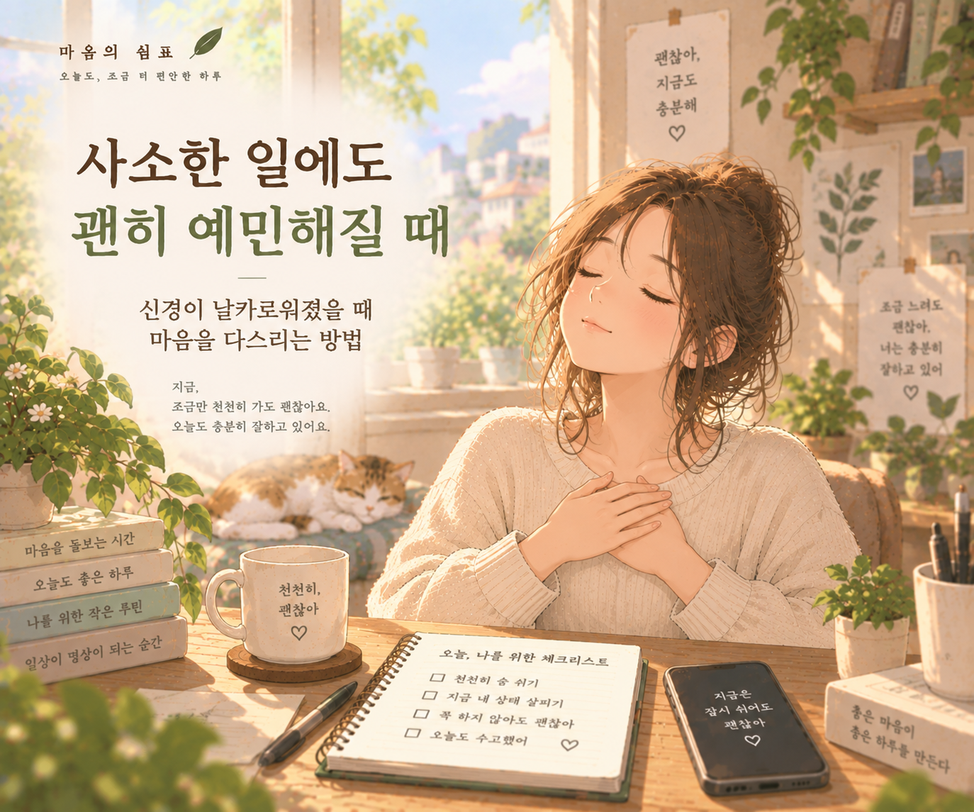 사소한 일에도 예민할 때 마음의 여유를 확인하고 반응을 늦추는 방법